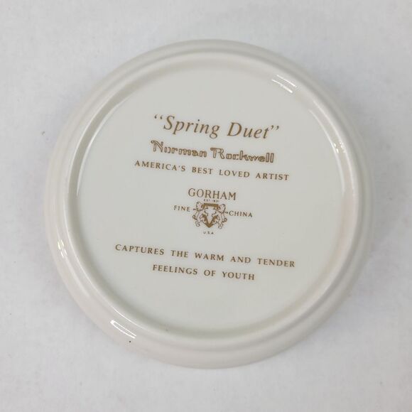 Norman‎ Rockwell "Spring Duet" Gorham Fine China Children's Set - Picture 7 of 15